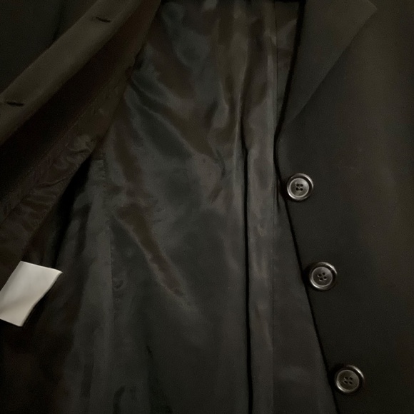 Piazza Sempione Black Rayon Button Up Blazer size 40 vintage PRISTINE - Picture 11 of 13